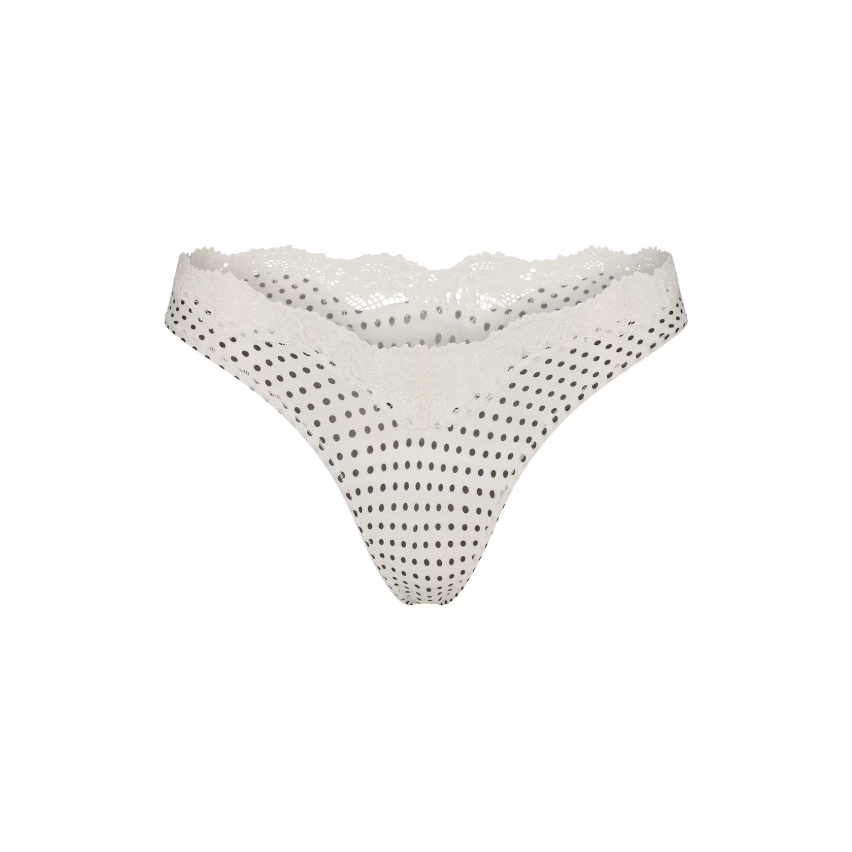FITS EVERYBODY LACE DIPPED THONG 5-PACK | NEUTRAL DOT MULTI