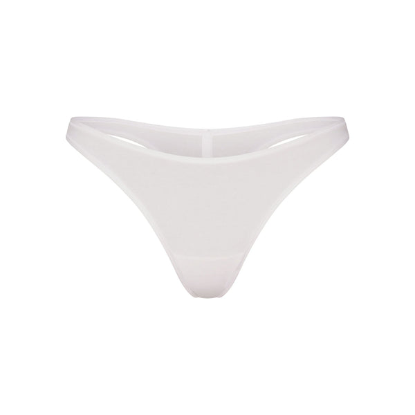 EVERYDAY COTTON THONG | SNOW FLAT ON A WHITE BACKGROUND | FLT