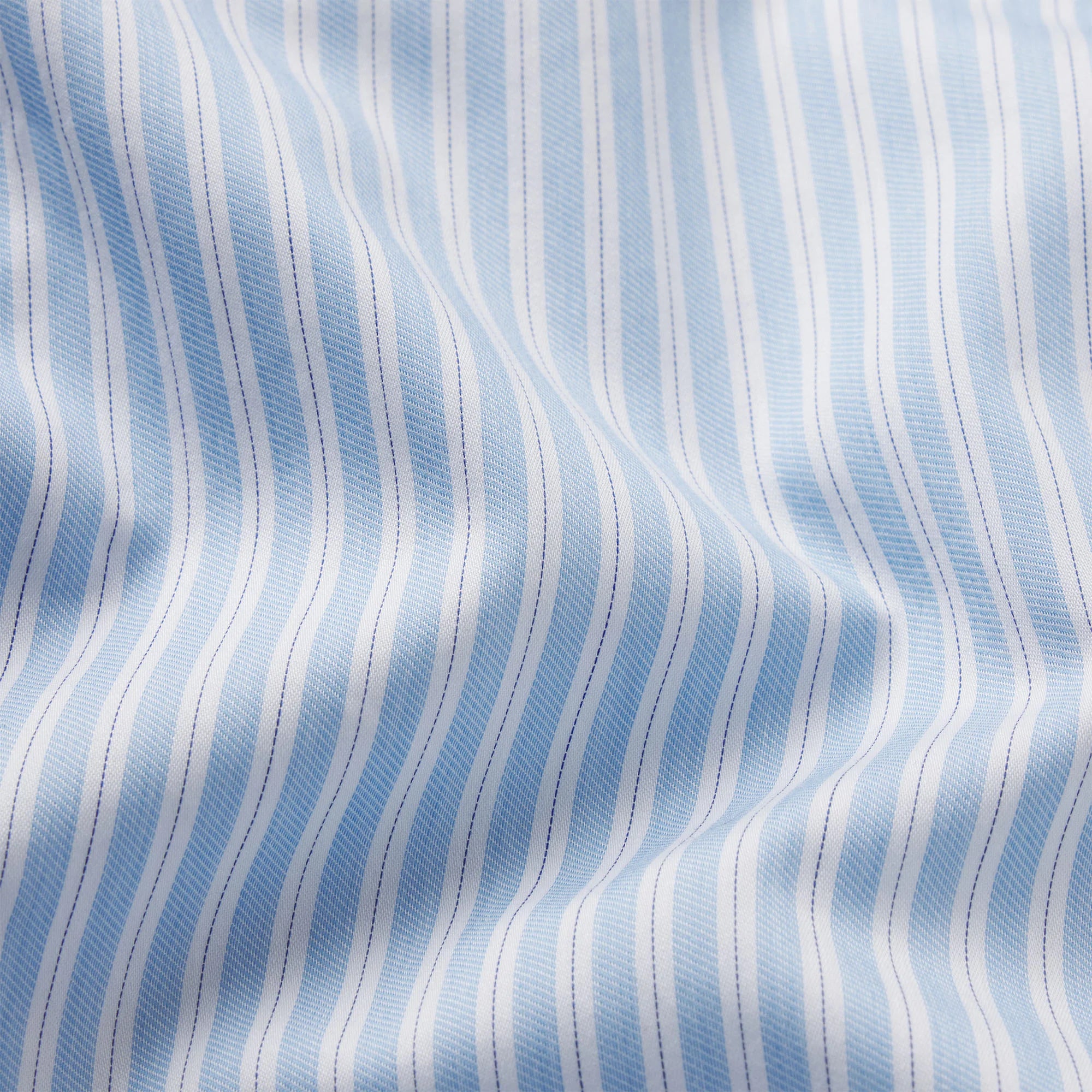 COTTON POPLIN SLEEP OVERSIZED PANT | MARINA MESH STRIPE