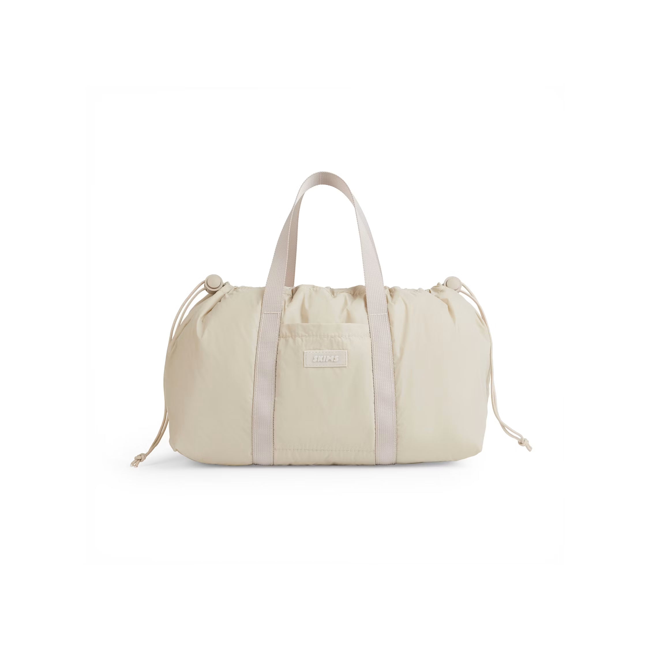 MINI NYLON DRAWSTRING BAG | STONE