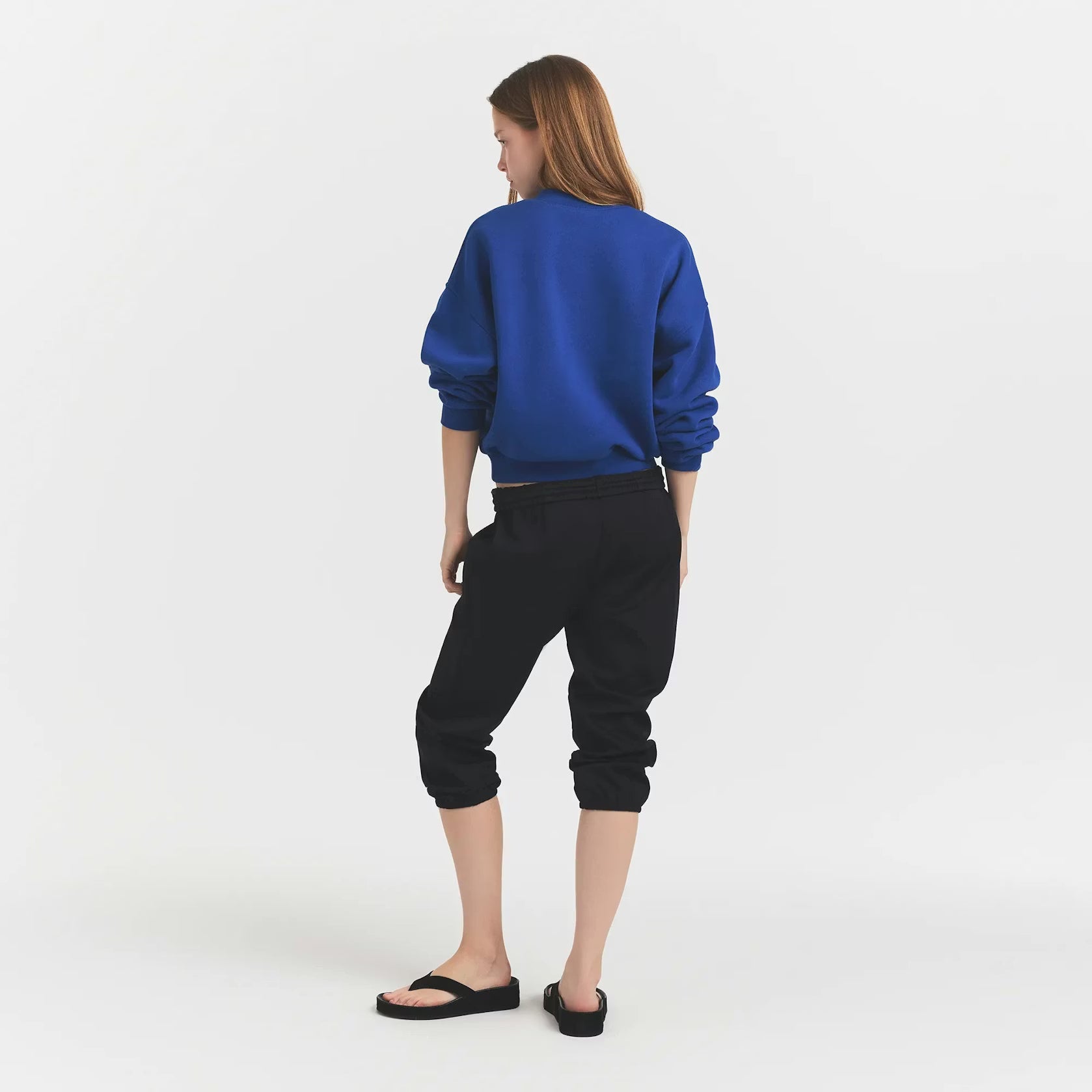 HEAVYWEIGHT FLEECE OVERSIZED SWEATSHIRT | COBALT