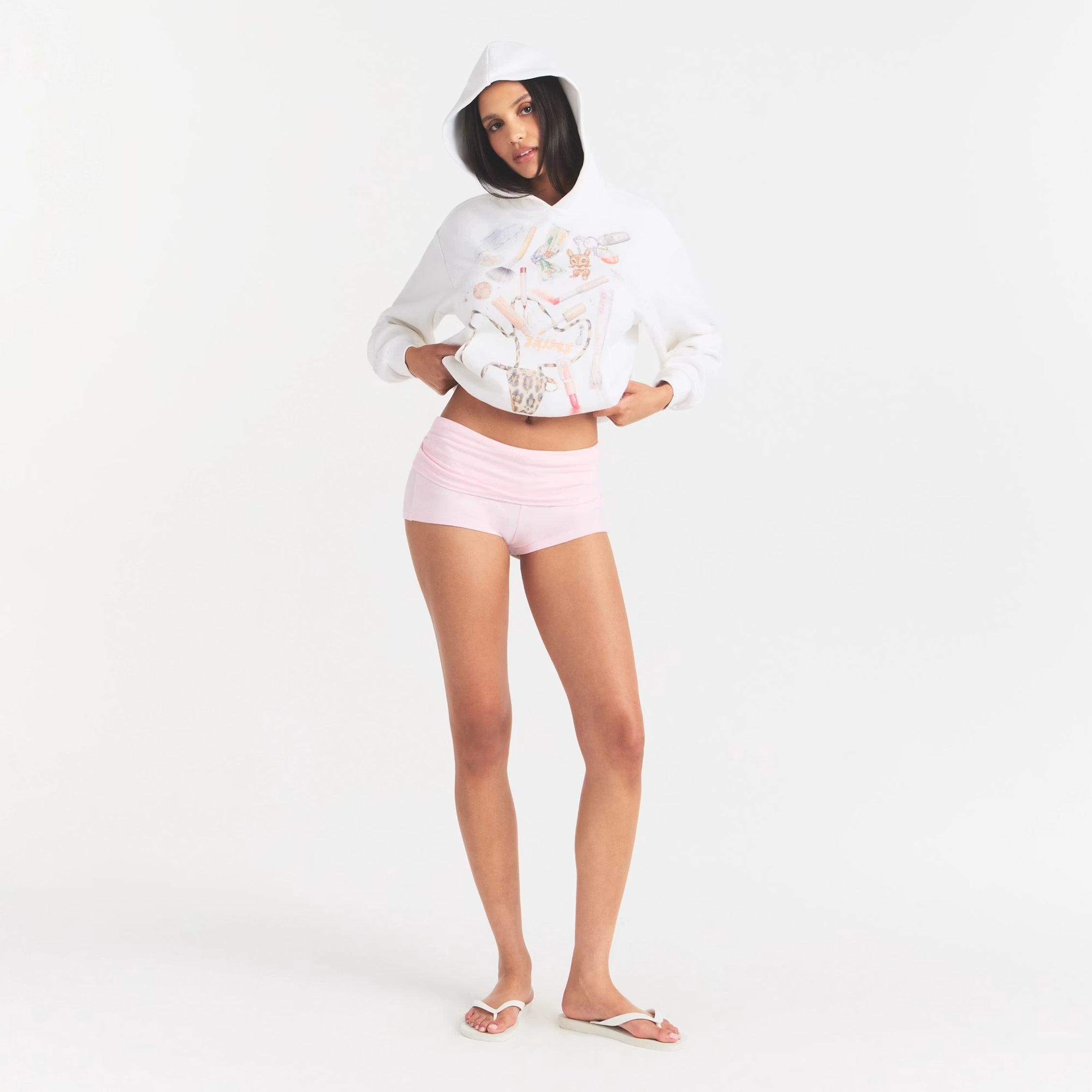 COTTON FLEECE CLASSIC HOODIE | SNOW IN MY BAG