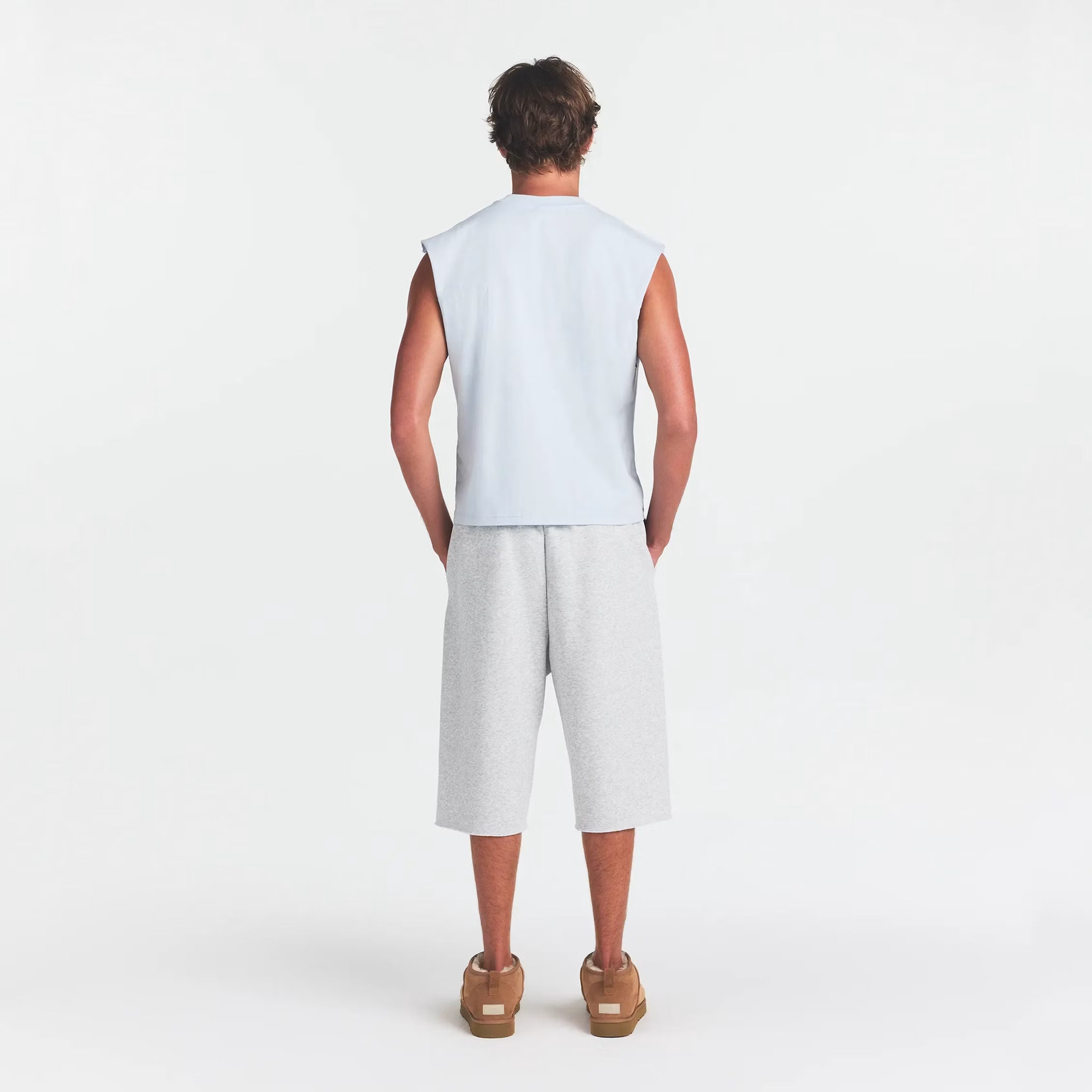 HEAVYWEIGHT COTTON MENS CROPPED MUSCLE TANK | ATMOSPHERE