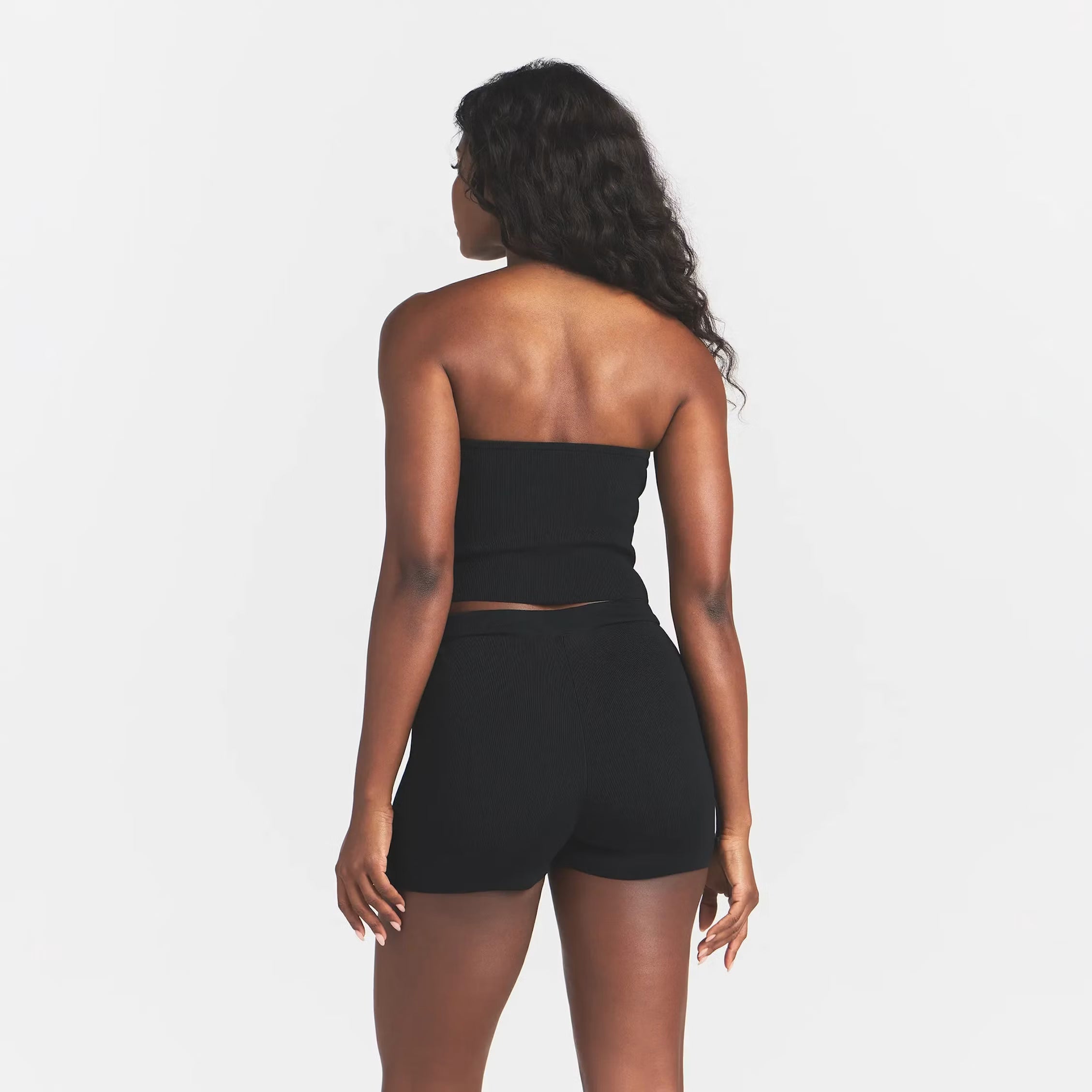 REFINED KNIT TUBE TOP | OBSIDIAN