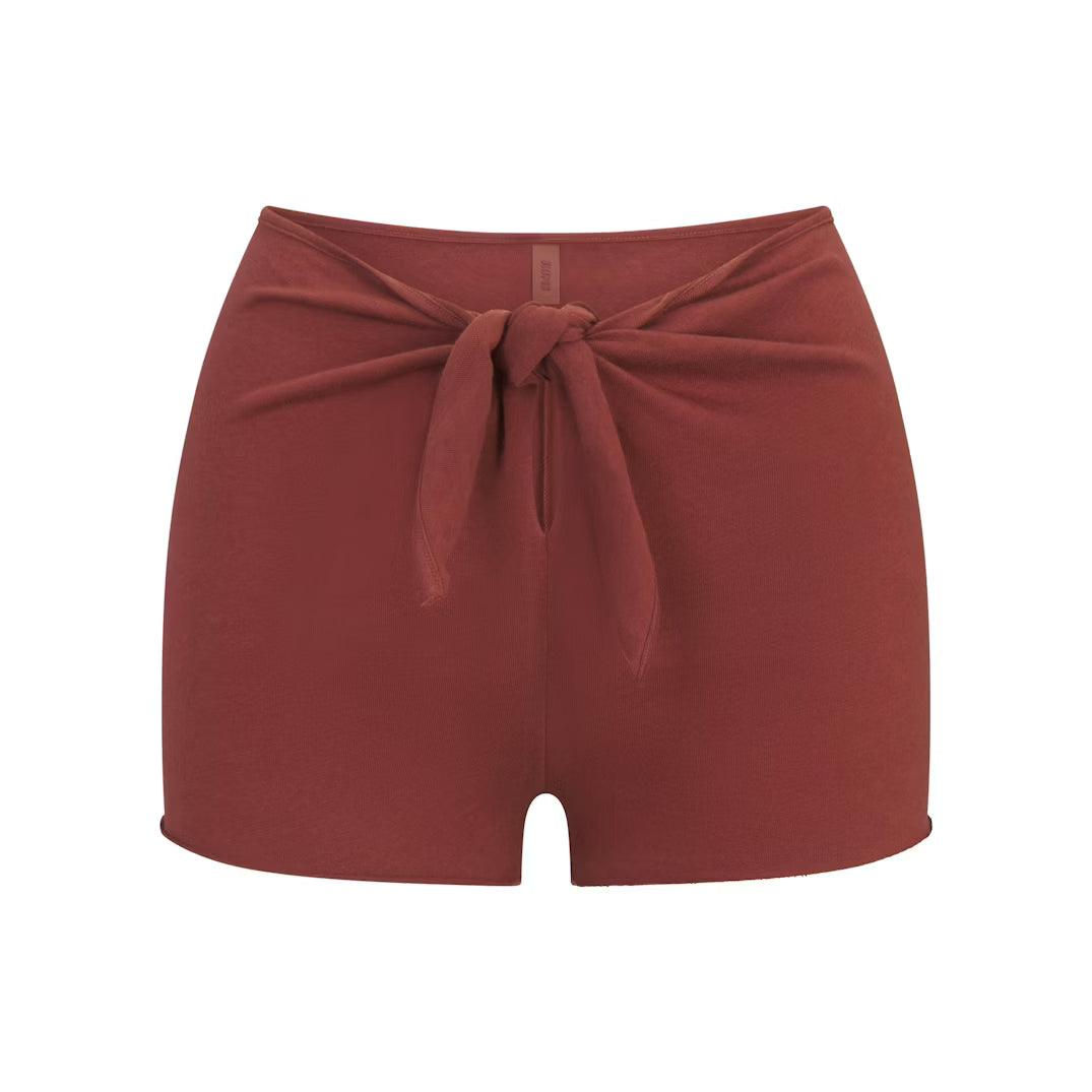 COTTON COVER-UPS SHORT | HENNA