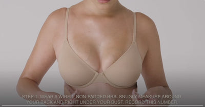 FITS EVERYBODY T SHIRT BRA ONYX ADDITIONAL FABRIC DETAILS