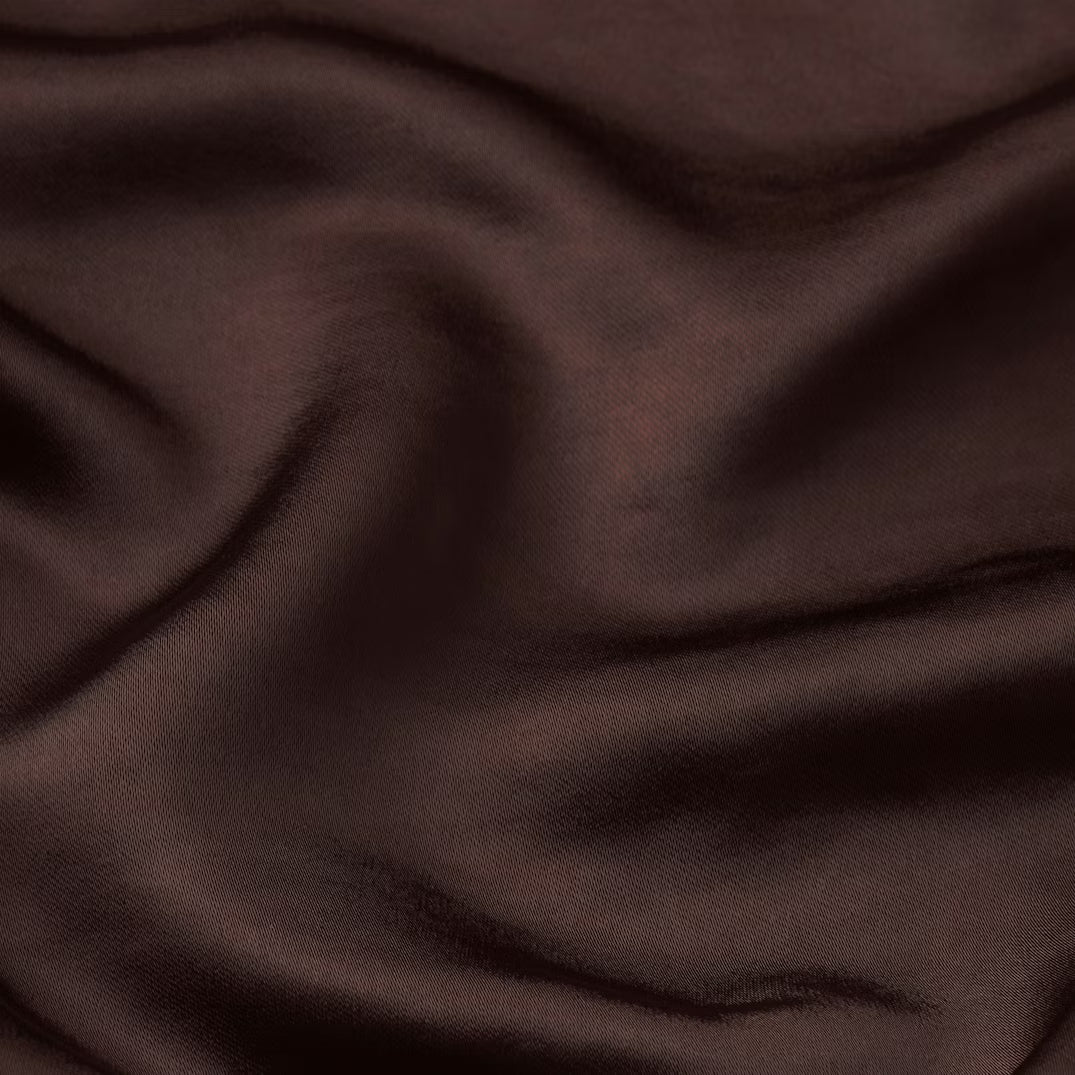 LIGHTWEIGHT SATIN PANT | ESPRESSO